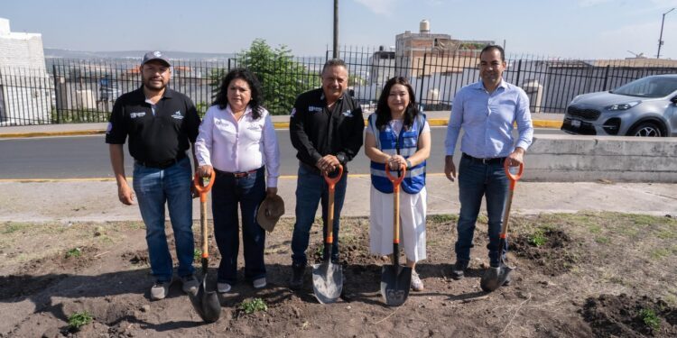 Impulsa El Marqués la rehabilitación de espacios públicos con jornada de áreas verdes en Los Héroes