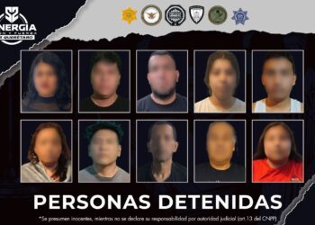 Sinergia ejecuta 10 cateos simultáneos en la zona metropolitana; 10 personas detenidas y decomiso de droga y armas