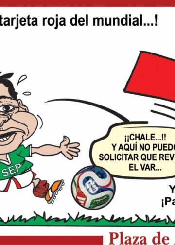 ¡La primera tarjeta roja del Mundial!