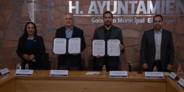 Signan convenio de colaboración los Municipios de Querétaro y El Marqués
