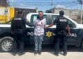 Detenido masculino por portación ilegal de arma en la colonia Eduardo Loarca Castillo