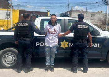 Detenido masculino por portación ilegal de arma en la colonia Eduardo Loarca Castillo