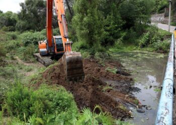 Refuerzan labores de limpieza en el río San Juan