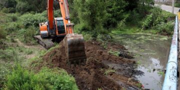 Refuerzan labores de limpieza en el río San Juan