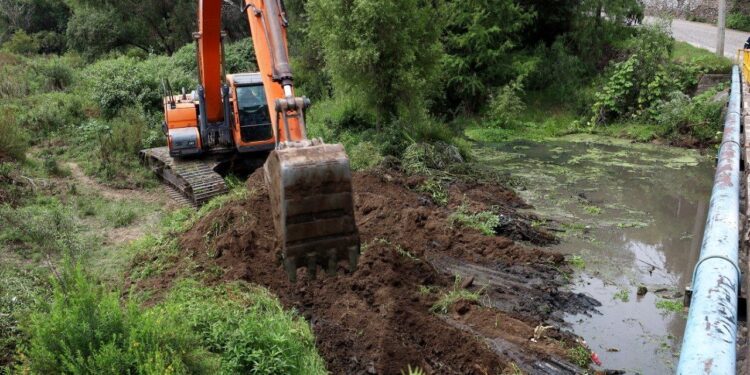 Refuerzan labores de limpieza en el río San Juan