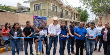 Fortalece Monsalvo la infraestructura pluvial y vial de La Cañada