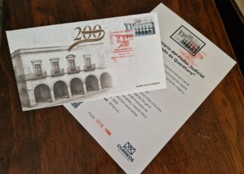 Emite SEPOMEX estampillas por los 200 años del Poder Judicial de Querétaro