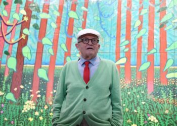 Murió David Hockney