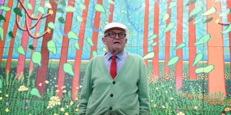 Murió David Hockney