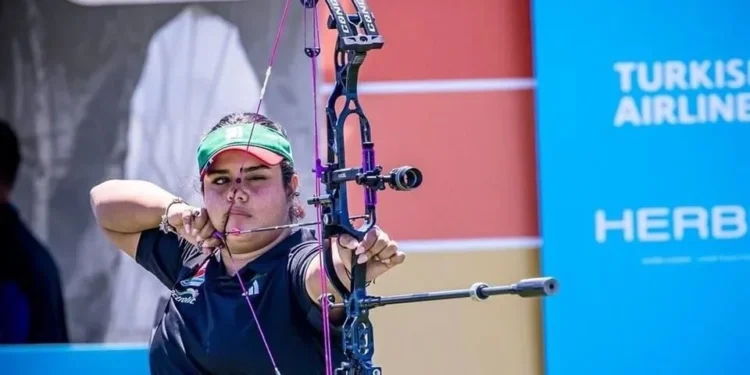 Logra mexicana Oro en Mundial de Tiro con Arco