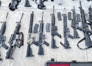 Aseguran arsenal en Badiraguato, Sinaloa