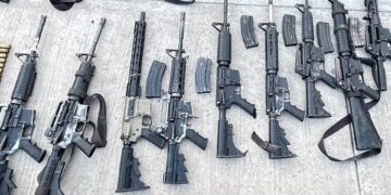Aseguran arsenal en Badiraguato, Sinaloa
