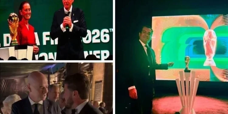 Asistió Sheinbaum a cena de FIFA en Castillo de Chapultepec