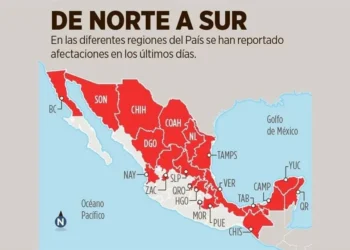Afecta CFE a 20 estados