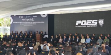 Se gradúan 58 nuevos policías estatales en Querétaro