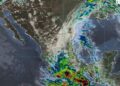 Depresión tropical Dos-E se localiza frente a Guerrero; prevén lluvias torrenciales