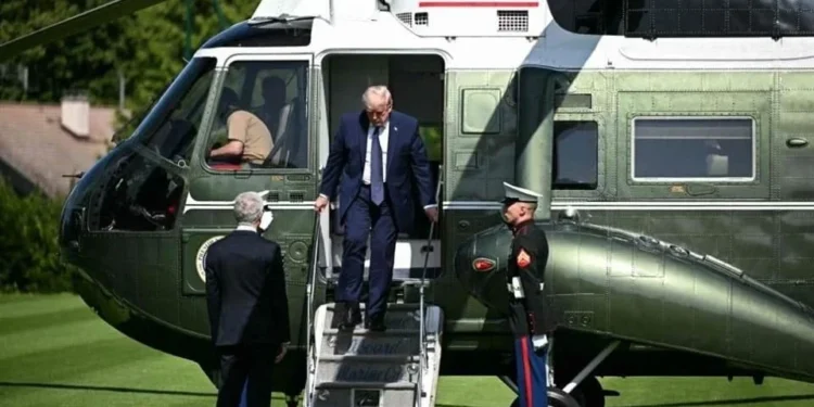 Llega Trump a Europa para cumbre del G7