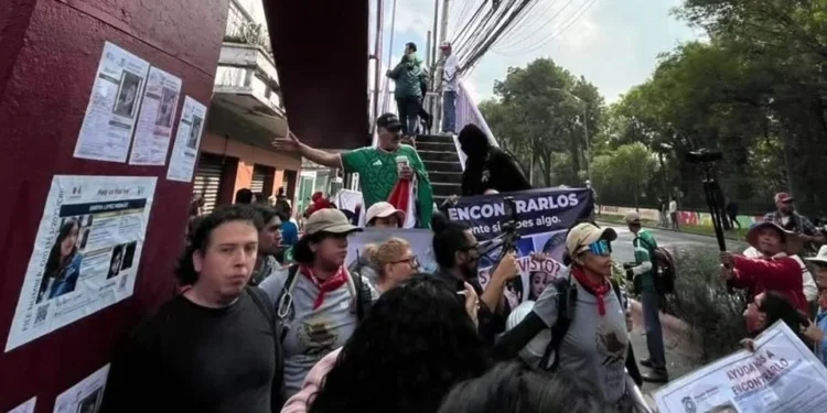 Confrontan aficionados a buscadoras en Tlalpan