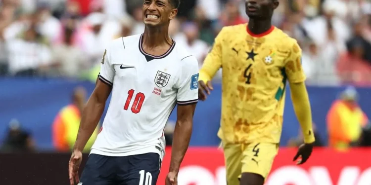 Se complica Inglaterra con empate ante Ghana