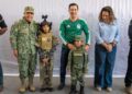 Rodrigo Monsalvo inaugura exposición militar Conín en beneficio de niñas, niños y adolescentes