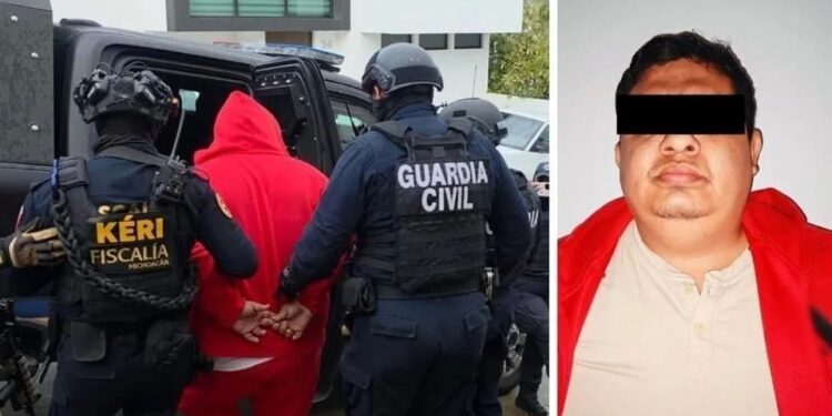 Detienen a líder criminal en Michoacán ligado a extorsiones