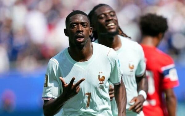 Francia arrolla a Noruega con hat-trick de Dembélé