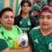 ¡La primera en la fila para la inauguración del Mundial!