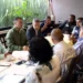 Se reúnen líderes de la AMOTAC con Harfuch