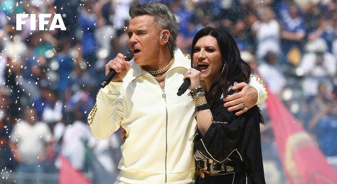 Williams y Pausini cantarán en la Final del Mundial 2026