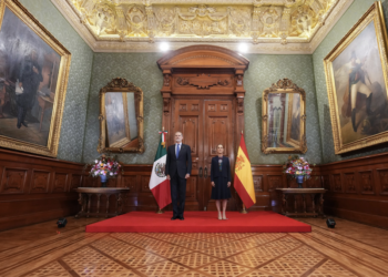 Se reúne el rey de España con Sheinbaum en Palacio Nacional