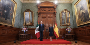 Se reúne el rey de España con Sheinbaum en Palacio Nacional