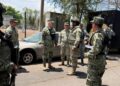 Generales Trevilla y Briseño supervisan labor del Ejército y GN en Culiacán