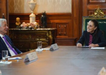 Sheinbaum recibe a director de J.P. Morgan para hablar sobre México y Norteamérica