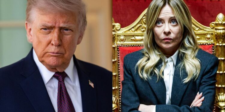 Meloni acusa a Trump de “inventarse” que le rogó una foto