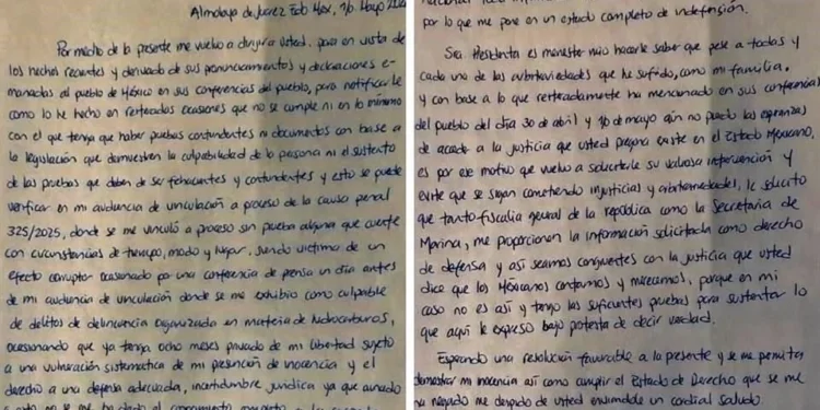 Responde Sheinbaum a Vicealmirante: ‘Es responsable’