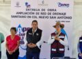 Entregan ampliación de drenaje sanitario en Nuevo San Antonio