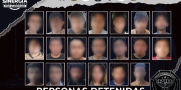 Sinergia detiene a 20 personas en nueve cateos simultáneos