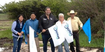 Arranca JAPAM rehabilitación de bordo en Banthí para fortalecer la recarga del acuífero
