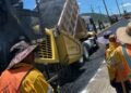 Gobierno Estatal y Municipal refuerzan rehabilitación de vialidades en San Juan del Río