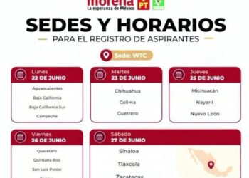 Aspirantes de la 4T se registrarán el 26 de junio