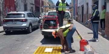 Llevan colocadas 17 rejillas temporales en distintos puntos de la capital