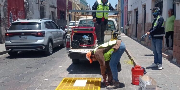 Llevan colocadas 17 rejillas temporales en distintos puntos de la capital