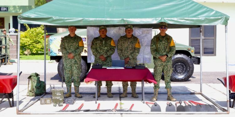 Activa Ejército Mexicano apoyo en Peñuelas tras lluvias recientes en Querétaro