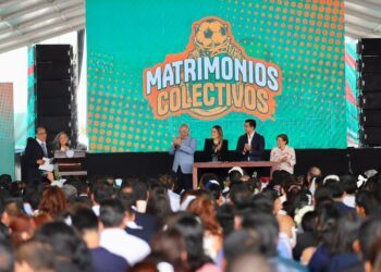 Se casan 174 parejas en matrimonio colectivo del Zona Fest 2026
