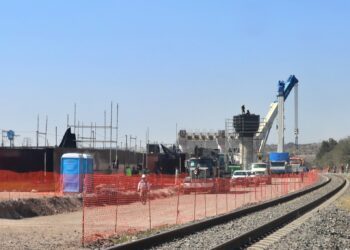 Obras del tren en El Marqués registran 14% de avance