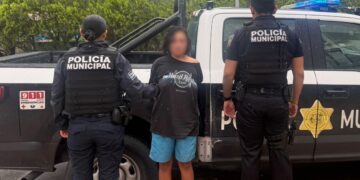 Detenida por lesiones en la colonia Centro