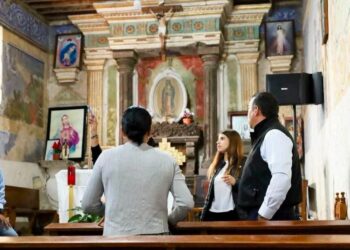 Analizan restauración de iglesia del siglo XVII en El Chaparro