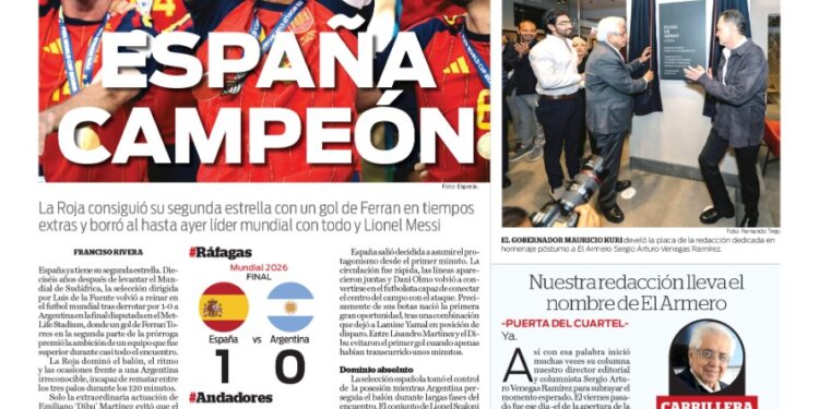 Portada 20 de julio de 2026