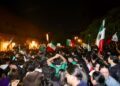 10 mil queretanos celebraron victoria de México en las calles