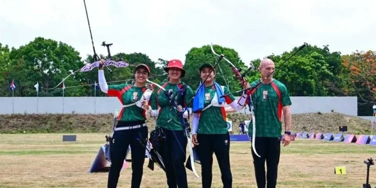 Logran mexicanas medalla de oro en tiro con arco